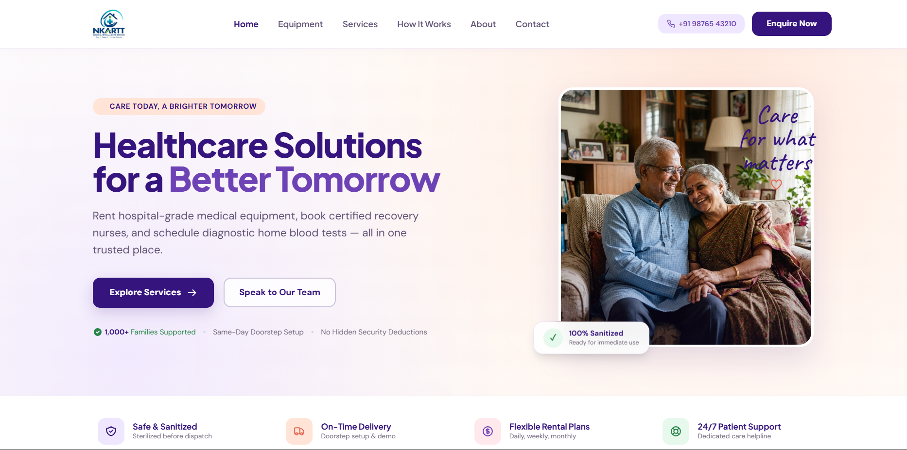 NKartt - Healthcare Rental & Home Services Platform